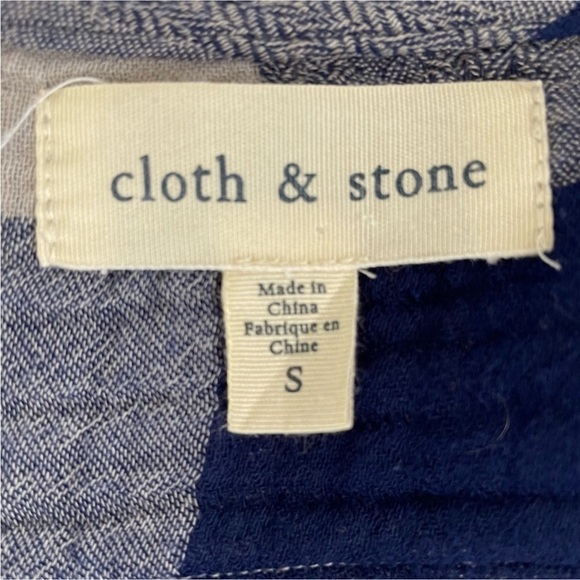 Cloth & Stone Plaid Tie Top - Picture 7 of 7